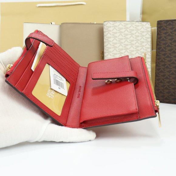 Jet Set Travel Double Zip Wristlet - Picture 10 of 11